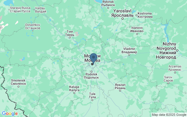 Kaart met locatie Vlooienmarkt Moskou